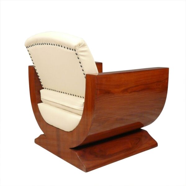Fauteuil art déco en palissandre 3 Fauteuil art déco -
