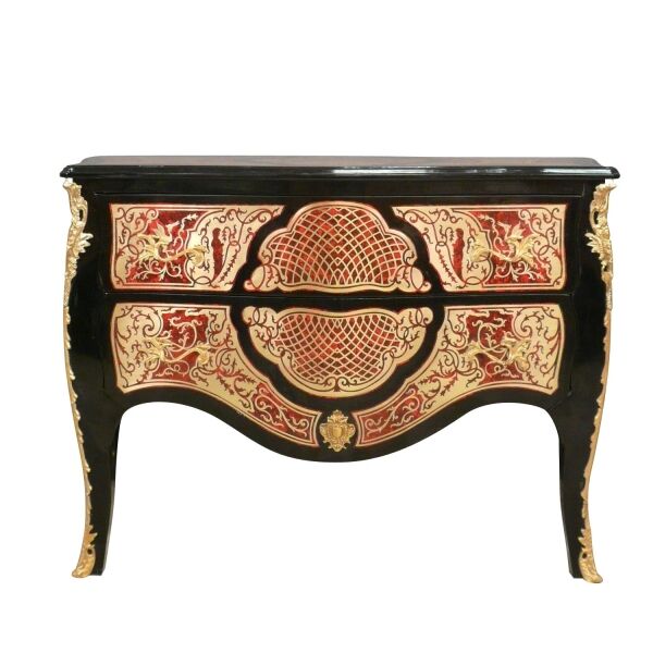 Commode Louis XV style Boulle 1 Commode Louis XV style Boulle