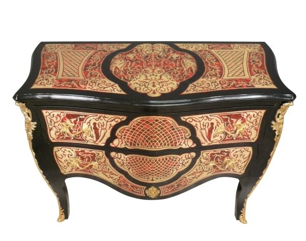 Commode Louis XV style Boulle 4 Commode style Louis XV époque Boulle
