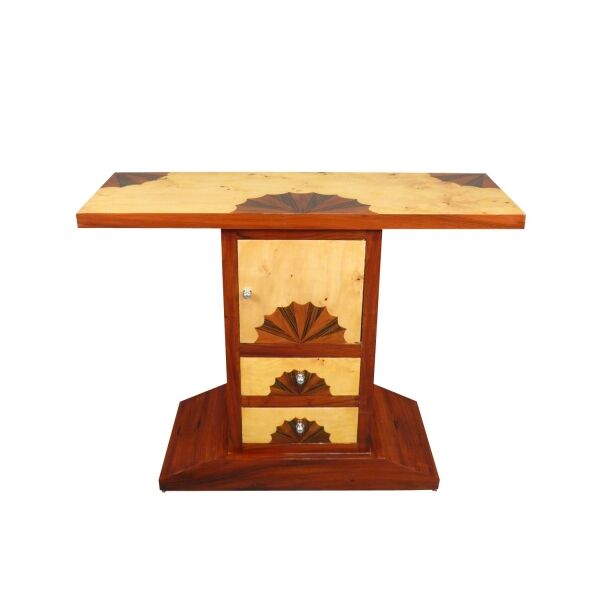 Console art déco géométrique 3 console art déco en T - Meubles art déco