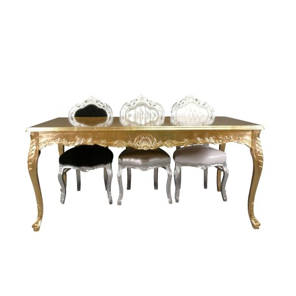 Table baroque en bois doré