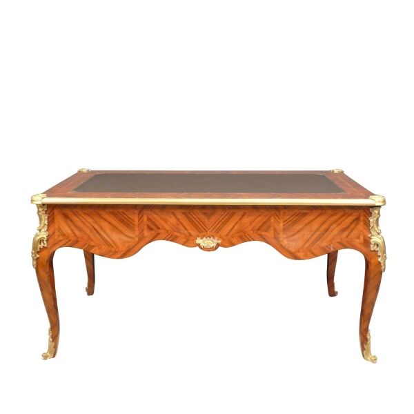 Bureau Louis XV en palissandre 5 Bureau Louis XV palissandre avec des bronzes
