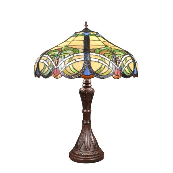 Lampe Tiffany baroque 1 Lampe Tiffany baroque