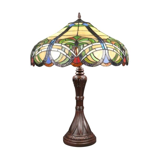 Lampe Tiffany baroque 2 Lampes Tiffany baroque