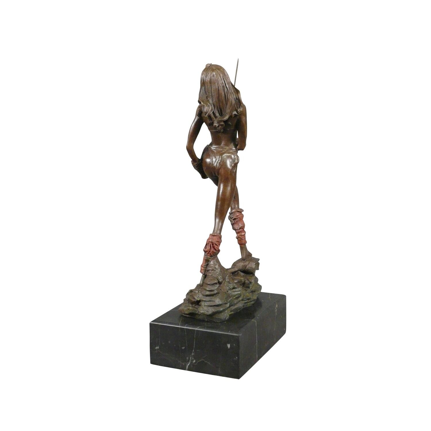 Sculpture - statue en bronze d'une amazone 3 Sculpture - statue en bronze d'une amazone - Art deco