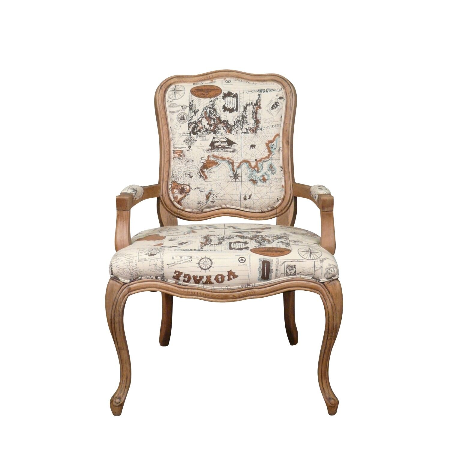 Fauteuil Louis XV en chêne - Fauteuil Louis XVI -