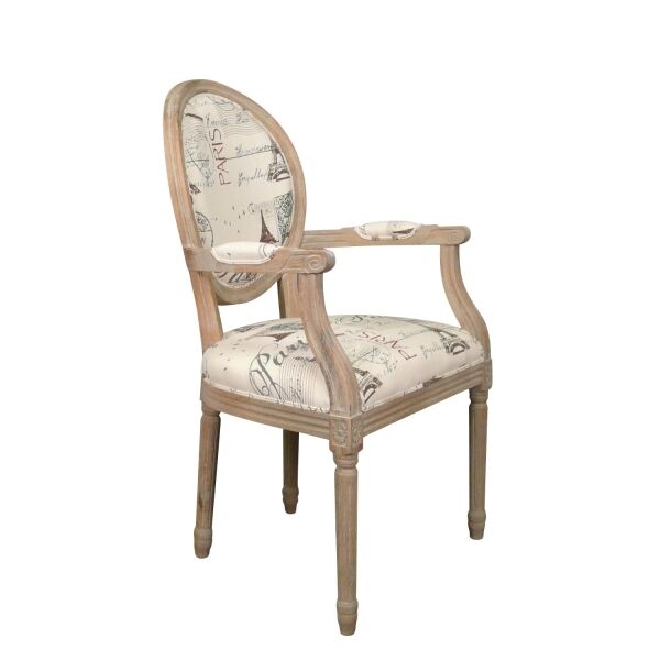 Fauteuil Louis XVI Paris 2 Fauteuil Louis XVI Paris en chêne -