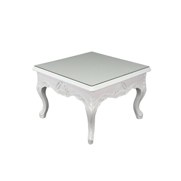 Table baroque basse blanche 3 Table baroque basse blanche
