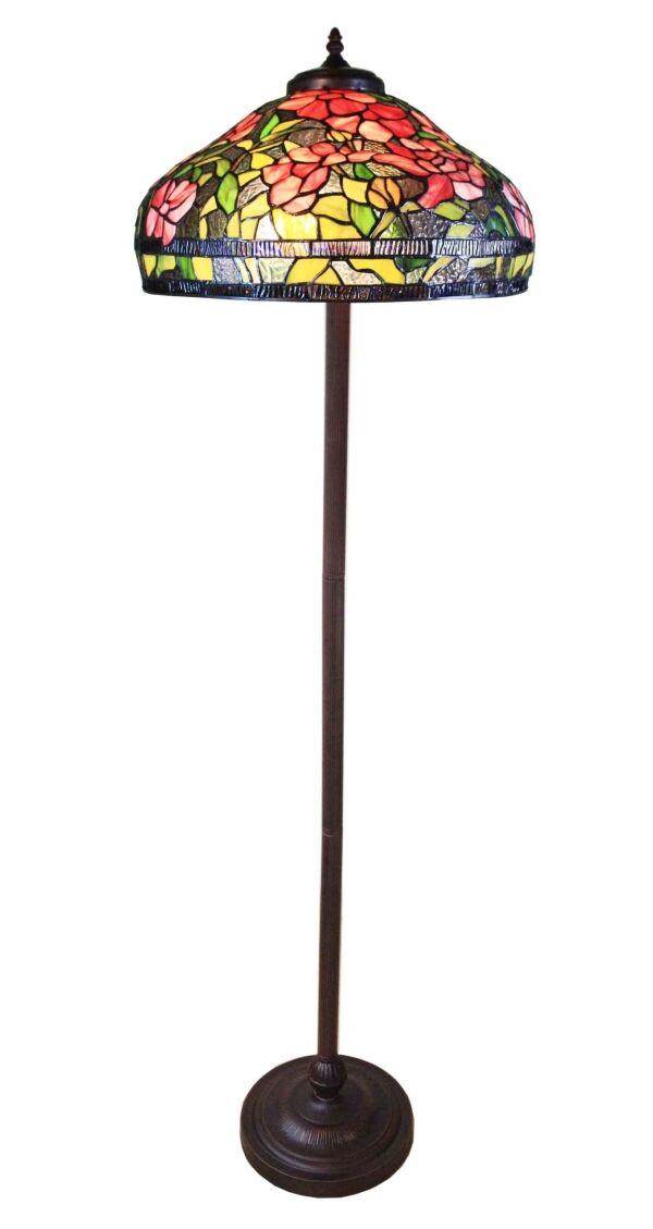 Lampadaire Tiffany de la série Bruxelles - Lampes Tiffany