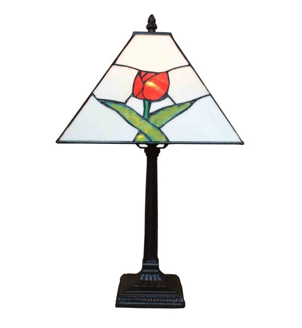 Lampe Tiffany Mission la rose