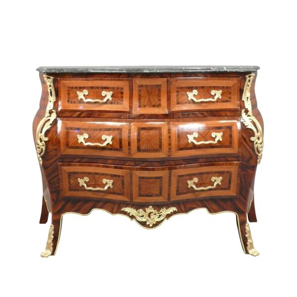 Commode Louis XV galbée 3 Commode Louis XV - Mobilier art déco et chaise baroque