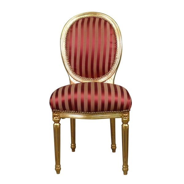 Chaise baroque style Louis XVI