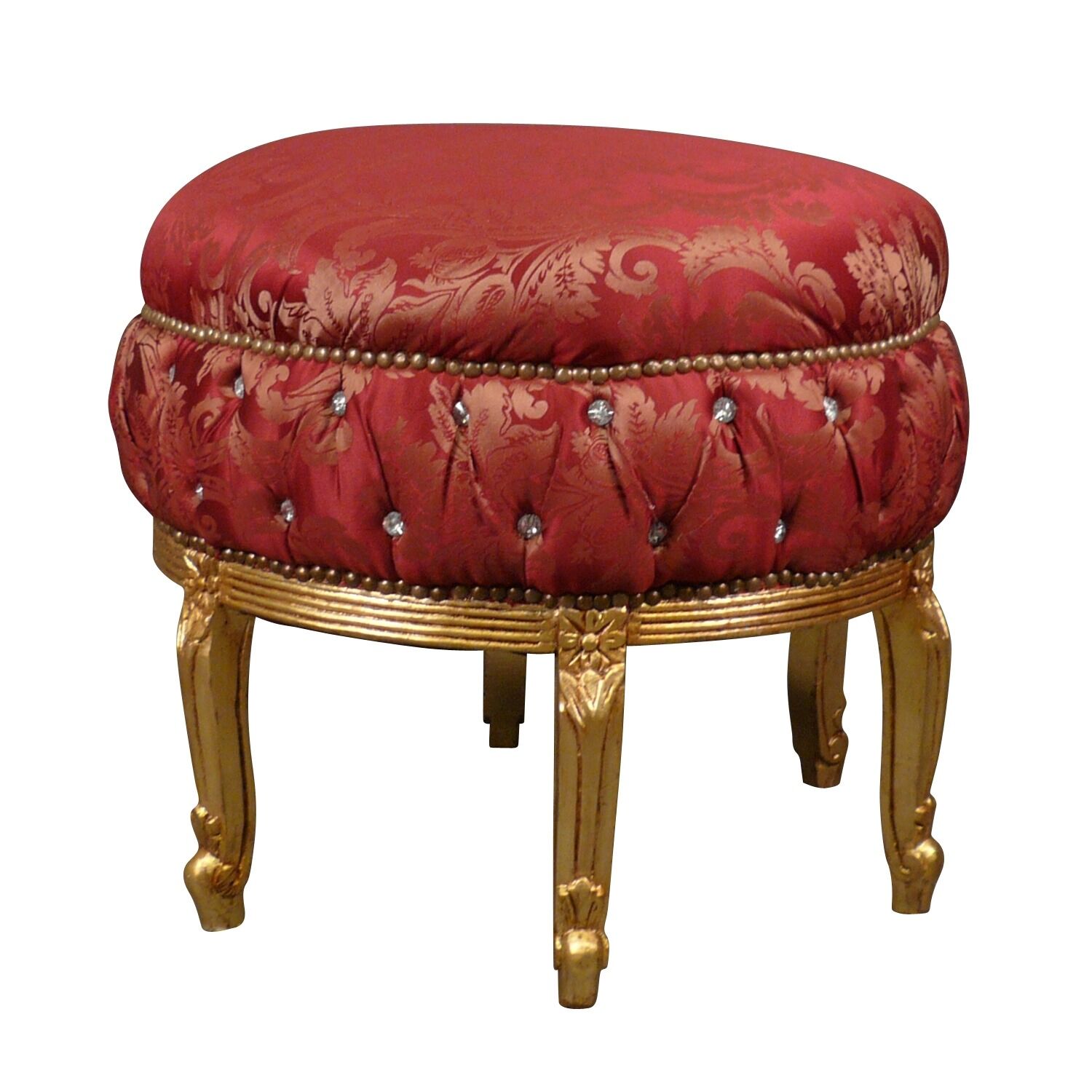 Canapé baroque gris et argent - Canapé baroque - Meuble baroque