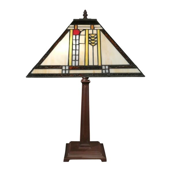 Lampe Tiffany Mission art déco 1 Lampe Tiffany Mission art déco