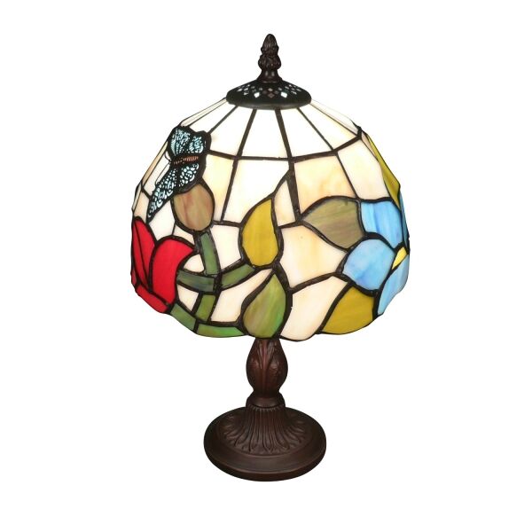 Lampe Tiffany avec un papillon 3 Lampe Tiffany avec un papillon - Magasin de lampes Tiffany