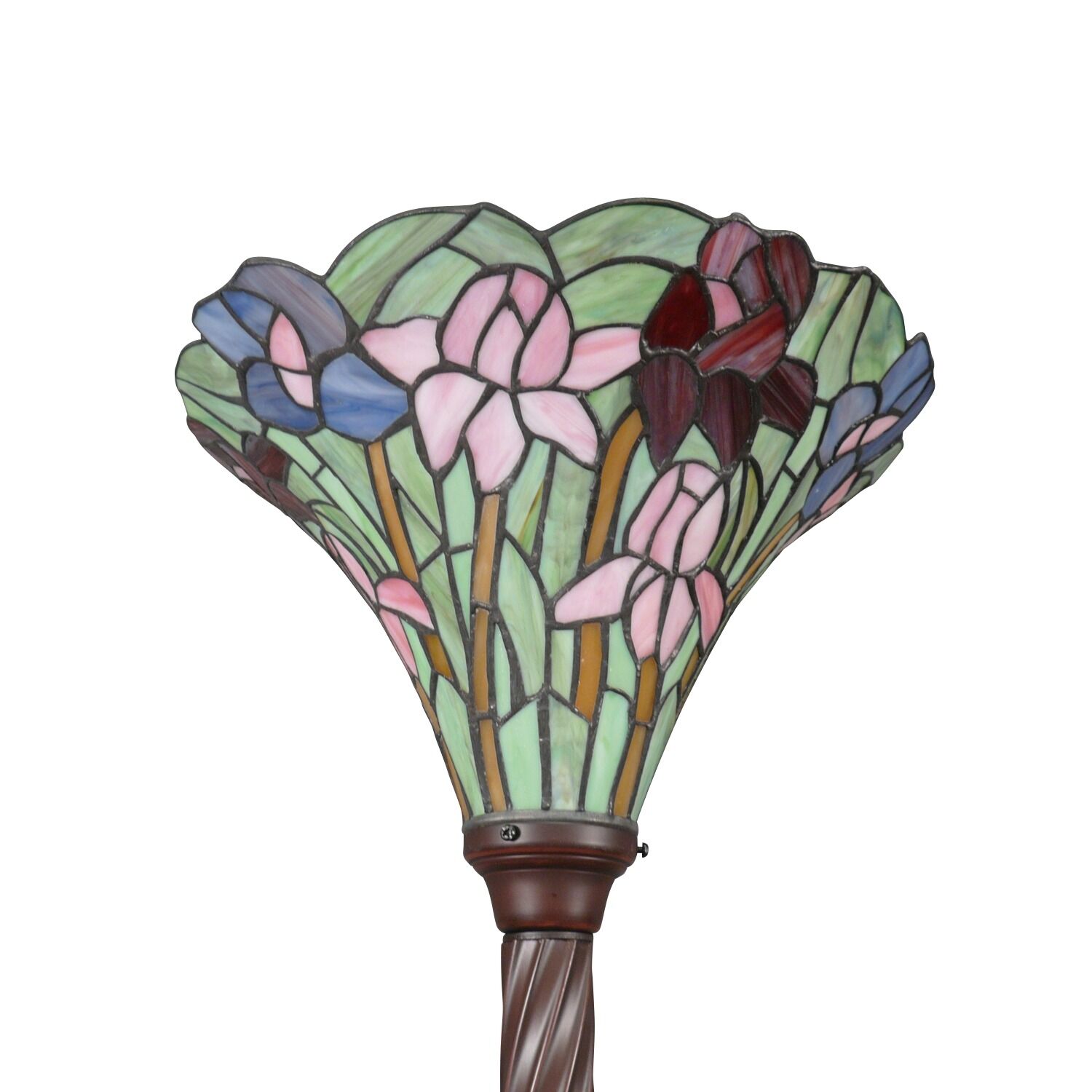 Lampadaire Tiffany torchère avec des tulipes 2 Lampada tiffany piantana con tulipani - Lampade liberty