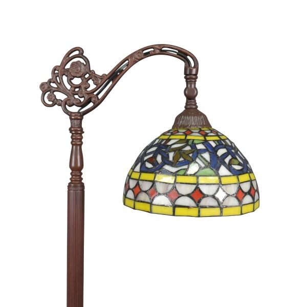 Lampadaire Tiffany pour la lecture 2 Lampe sur pied Tiffany pour la lecture