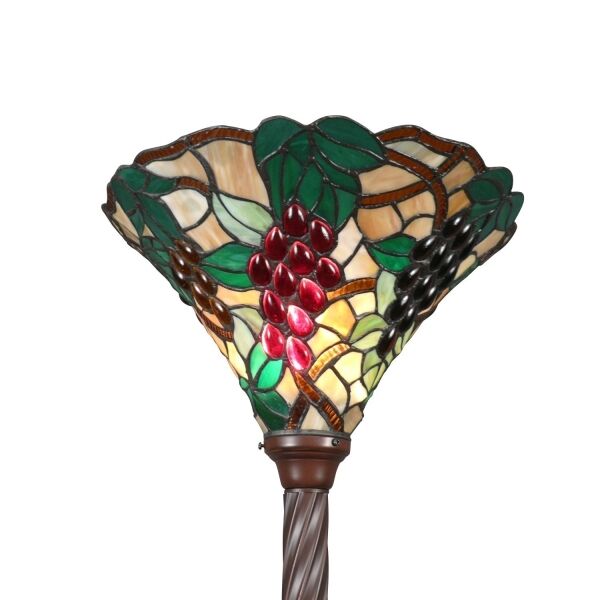 Lampadaire Tiffany grappes de raisins - Lampadaires Tiffany