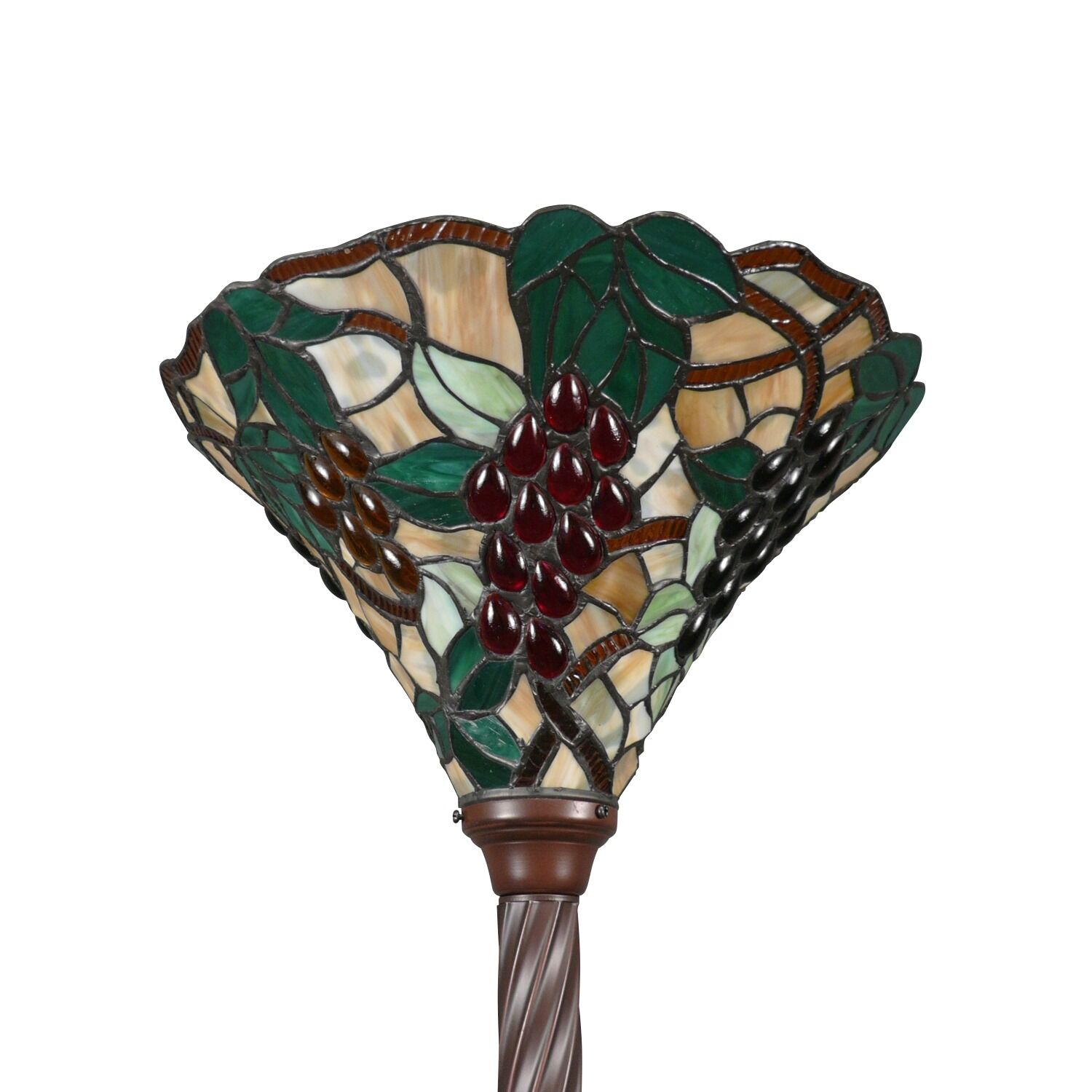 Lampadaire Tiffany grappes de raisins 3 Lampadaires Tiffany grappes de raisins