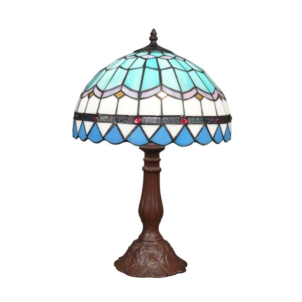 Lampe Tiffany bleue - Magasin de lampes