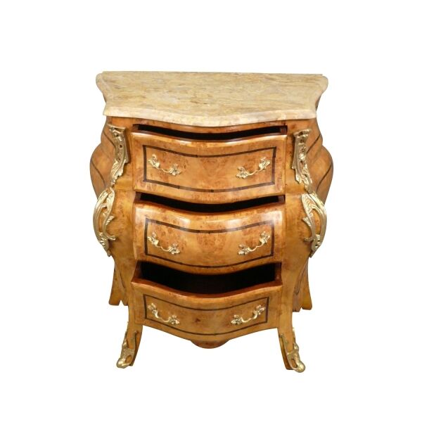 Commode Louis XV en loupe d'orme 3 Commode Louis XV - Meubles Louis XV pour la chambre