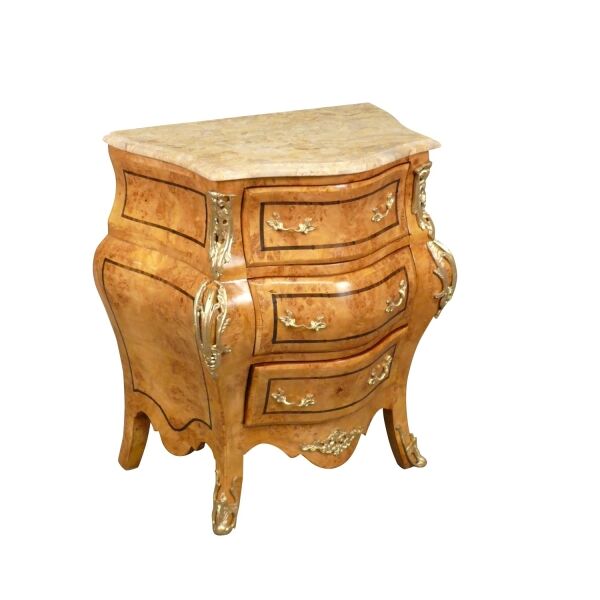Commode Louis XV en loupe d'orme 4 Commode Louis XV - Magasin de Meubles Louis XV