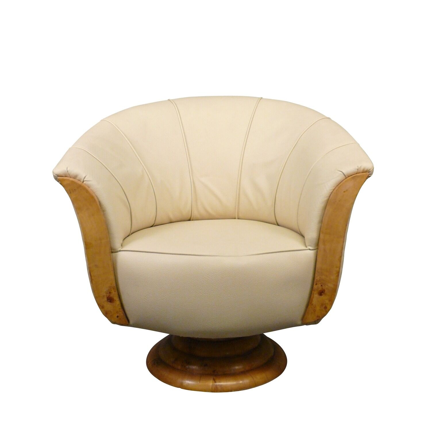 Fauteuil art déco tulipe 2 Fauteuil art déco tulipe rotatif - Meuble art déco