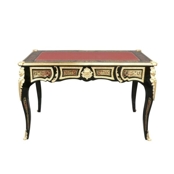 Bureau Louis XV bronze et marqueterie Boulle 2 Bureau Louis XV boulle -
