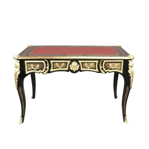 Bureau Louis XV bronze et marqueterie Boulle 3 Bureau Louis XV boulle -