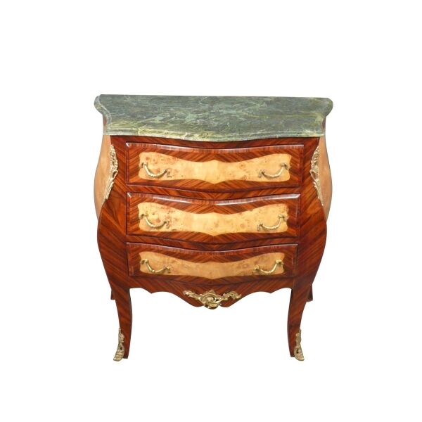 Commode Louis XV qui s'ouvre par 3 tiroirs 2 Commode Louis XV trois tiroirs