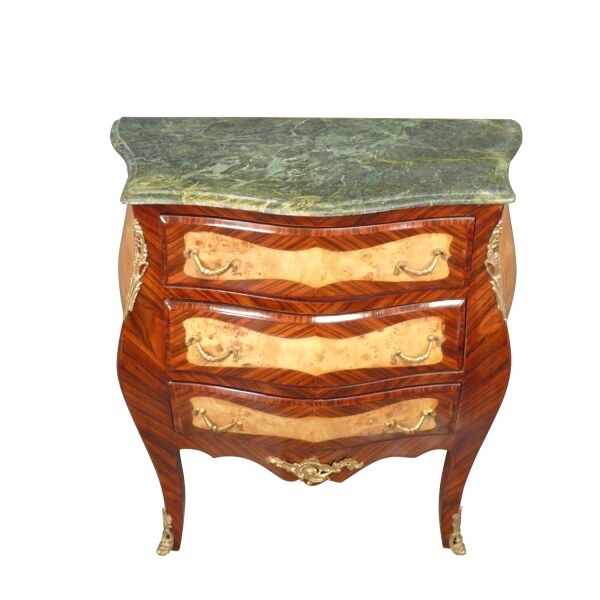 Commode Louis XV qui s'ouvre par 3 tiroirs 5 Commode Louis XV trois tiroirs - Meuble style ancien