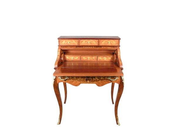 Secrétaire Louis XV style cylindre 3 Secrétaire Louis XV style cylindre - Bureau - Meubles de style -