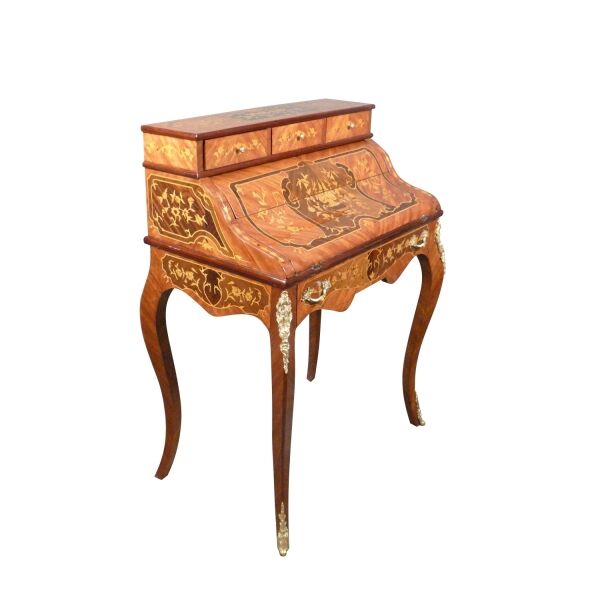 Secrétaire Louis XV style cylindre 6 Secrétaire Louis XV style cylindre - Bureau - Meubles de style -