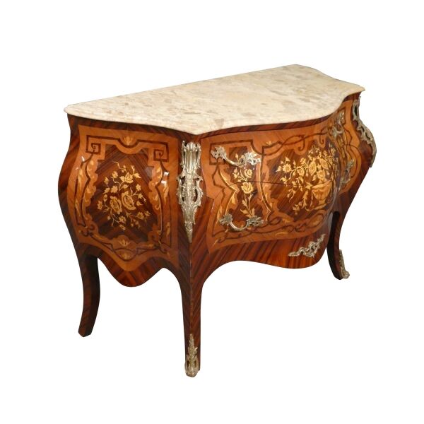 Grande commode Louis XV 5 Grande commode Louis XV - Meuble Louis xv de rangement