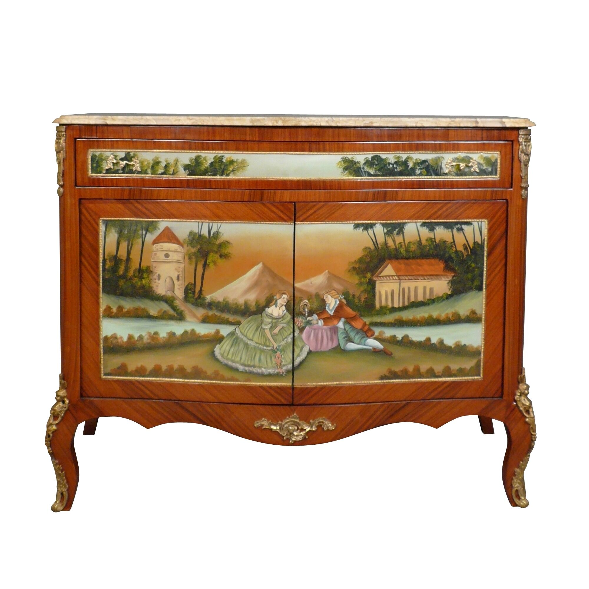 Buffet Louis XV, 2 portes -