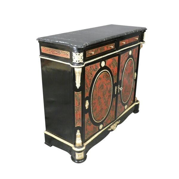 Buffet Empire boulle 4 Buffet Empire Boulle deux portes