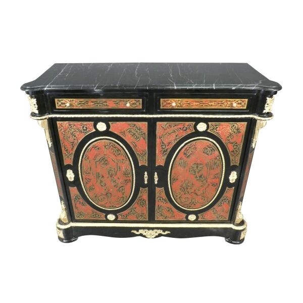 Buffet Empire boulle 2 Buffet Empire en marqueterie Boulle