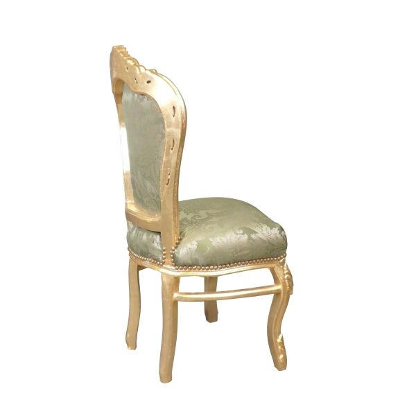 Chaise baroque verte 3 Chaise baroque verte - Chaises barqoue