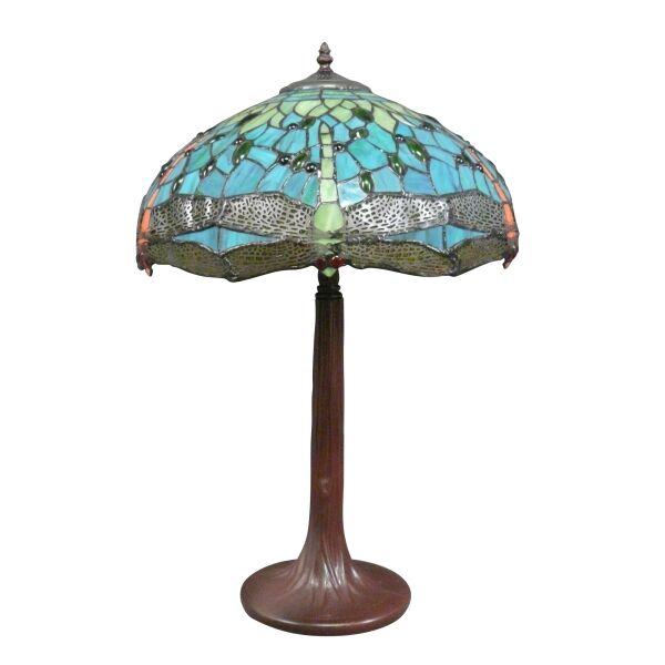 Lampe Tiffany Montpellier 4 Lampe de table Tiffany Montpellier vintage