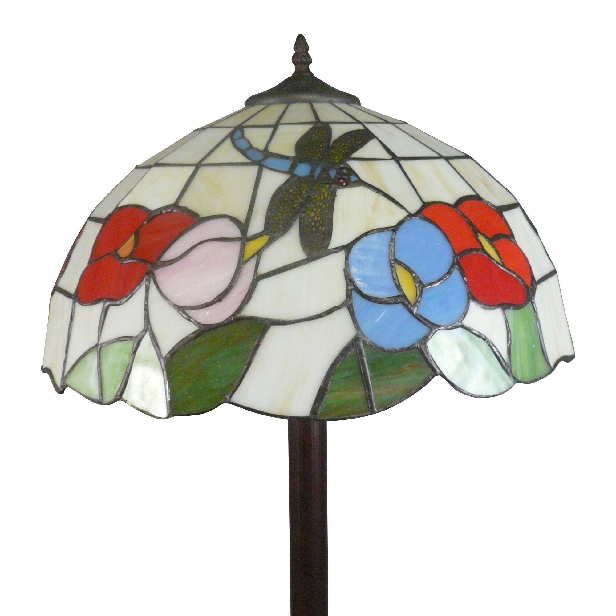 Lampadaire Tiffany Nice 7 Lampadaire Tiffany Nice - Lampes vintages
