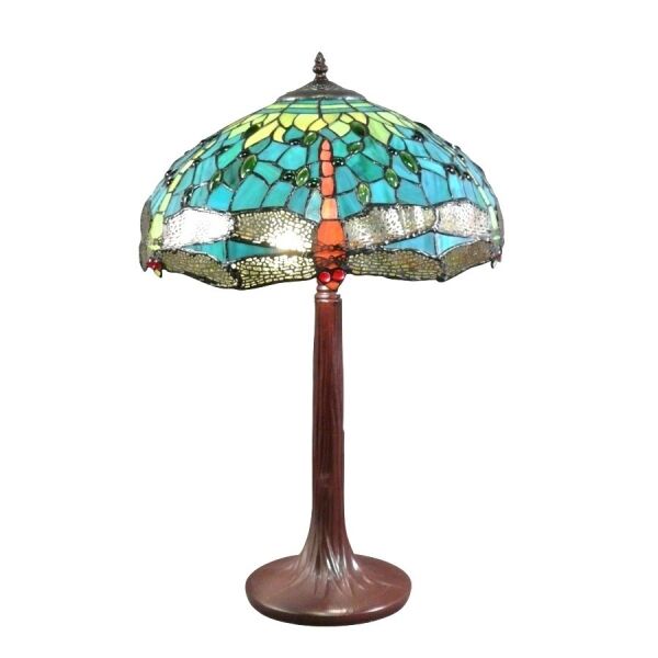 Lampe Tiffany Montpellier 1 Lampe de table Tiffany Montpellier