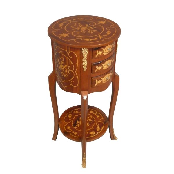 Petite commode ronde Louis XV 3 Petite commode ronde Louis XV - Commode Louis XV - Commode -