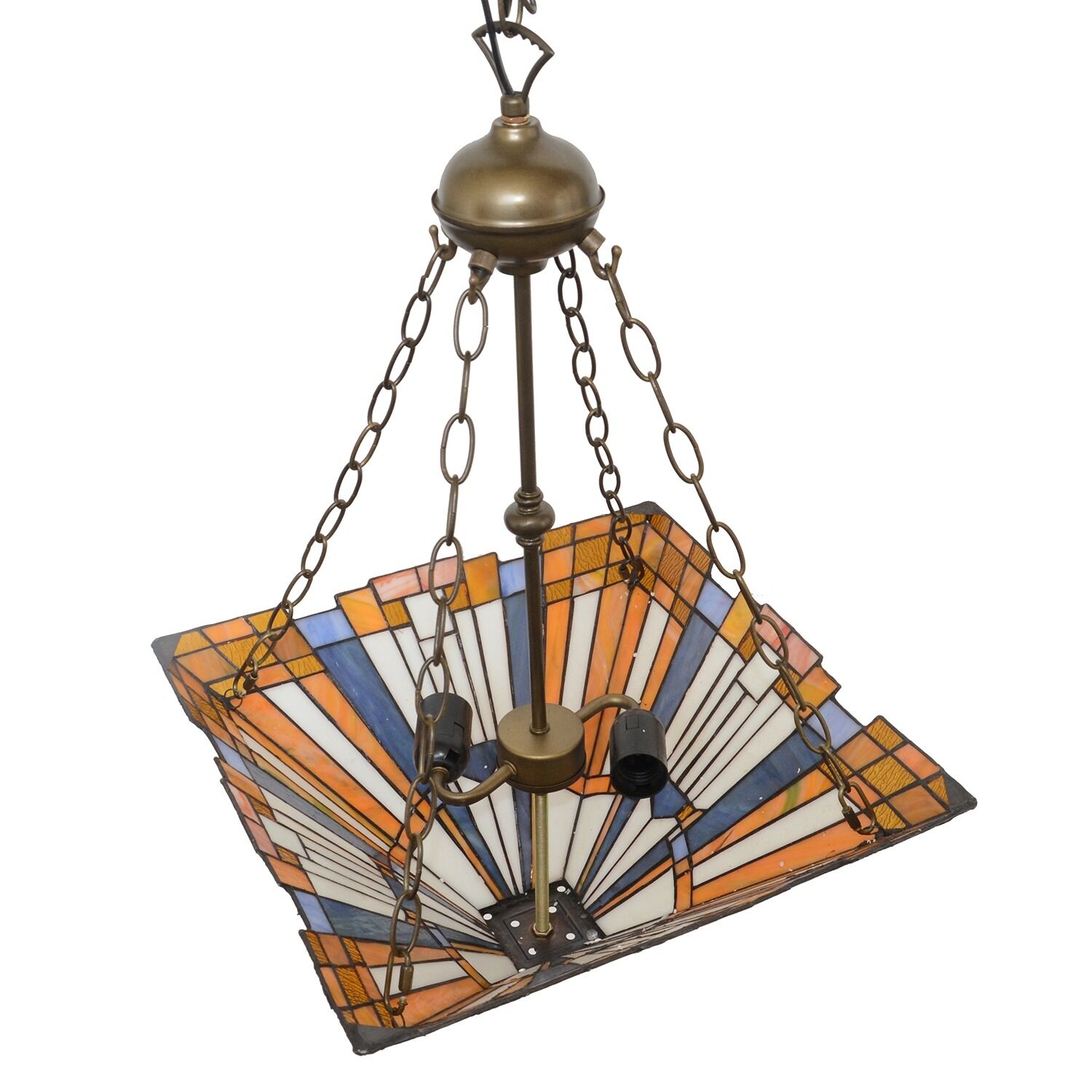 Lustre Tiffany art déco New York 2 Lustre Tiffany art déco New York - Luminaires Tiffany