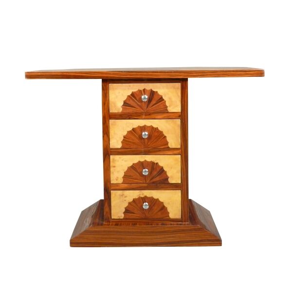 Console art déco 4 tiroirs 2 Console style art déco 4 tiroirs 2