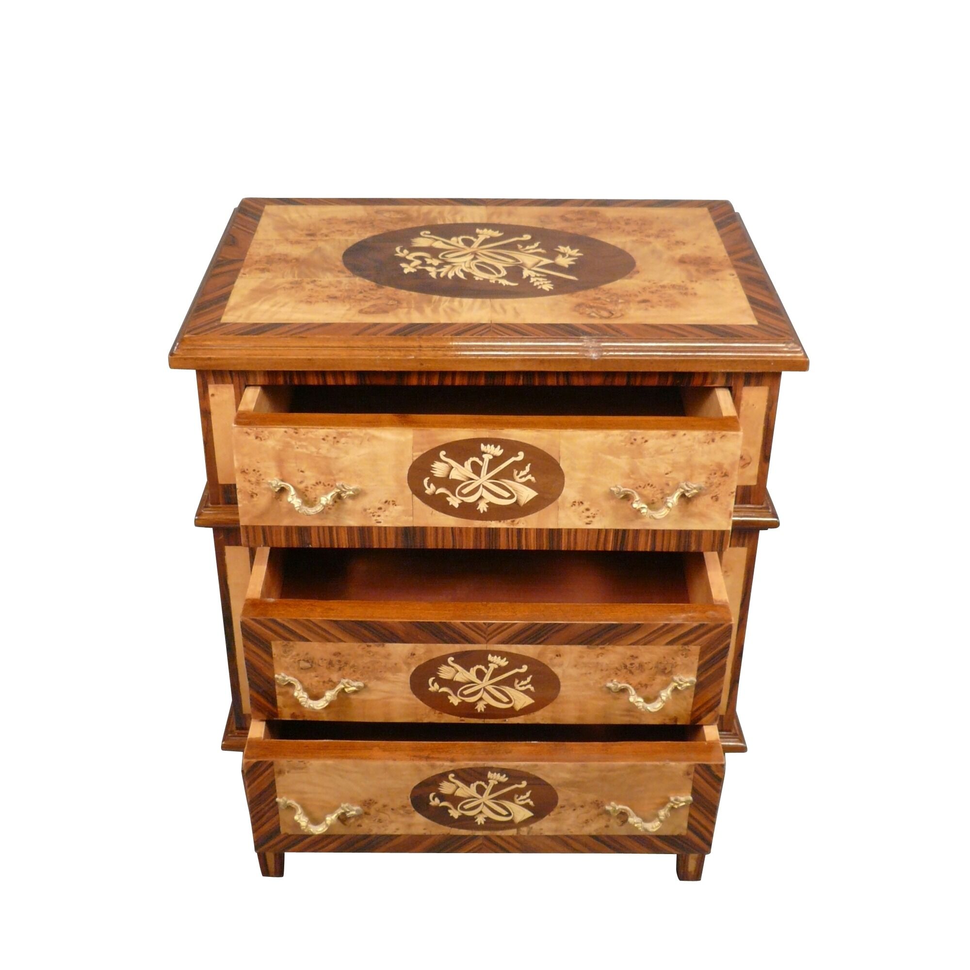 Petite commode style Charles X 3 Petite commode style Charles X - Chevets - Meubles de style