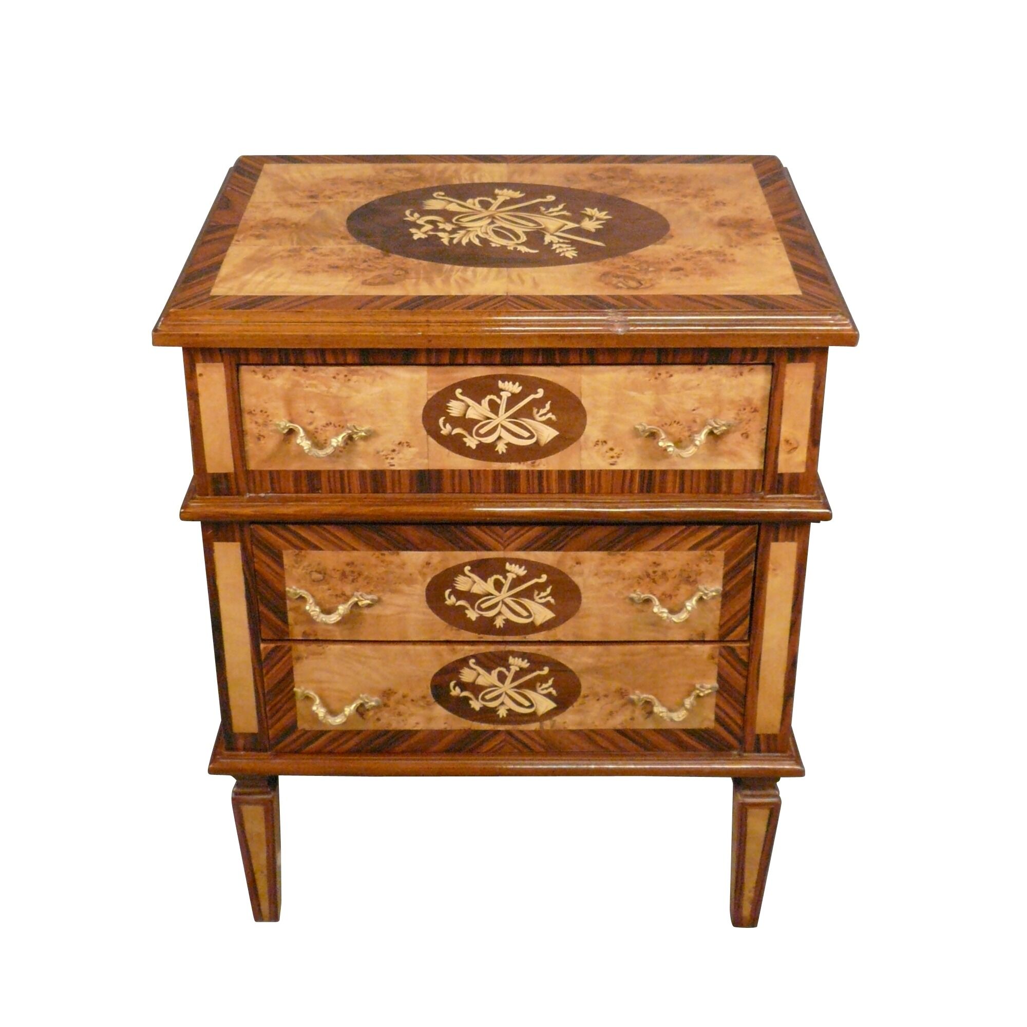 Petite commode style Charles X 4 Petite commode style Charles X - Chevets - Meubles de style