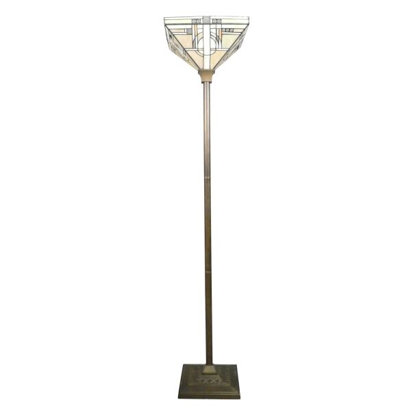 Lampadaire Tiffany art déco torchère 5 Lampadaire Tiffany art déco torchère - Luminaire