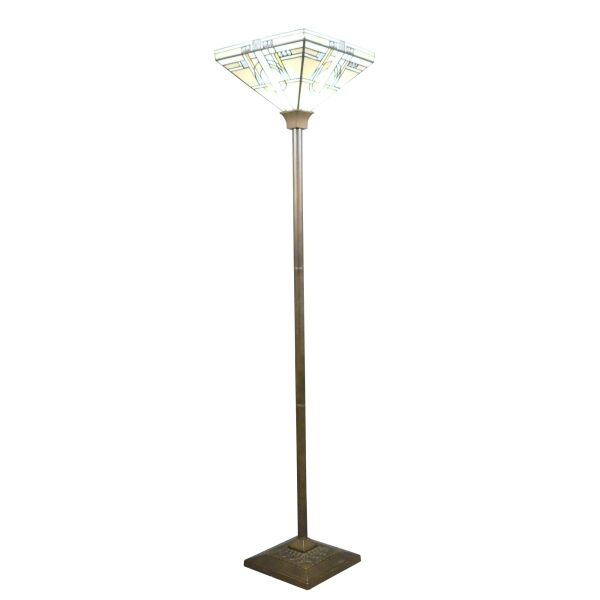 Lampadaire Tiffany art déco torchère 6 Lampadaire Tiffany art déco torchère - Luminaires vintage