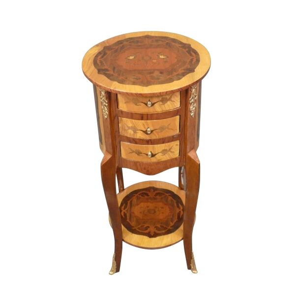 Petite commode Louis XV ronde 4 Commode Louis XV ronde - Meubles Louis XV -