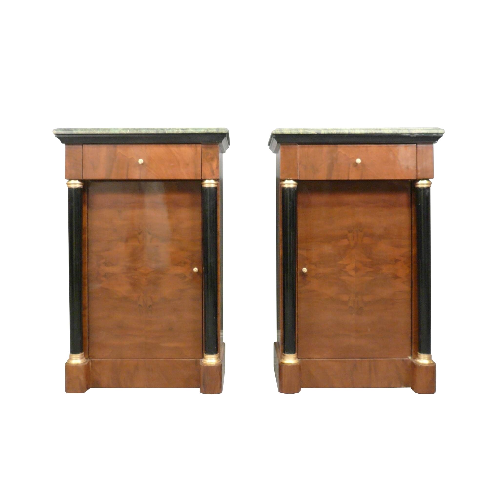 Paire de chevets style empire - Meubles et commodes style Louis XV -